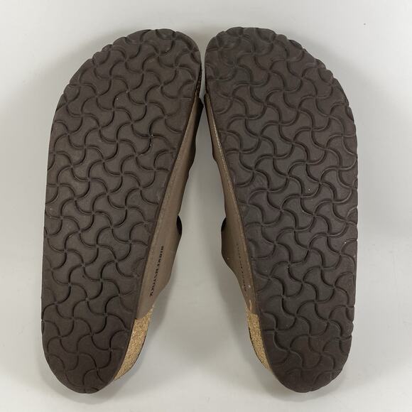 Birkenstock Florida Sandals Womens Size 42 US Size 11-11.5 Brown Leather Soft FB - Picture 8 of 10
